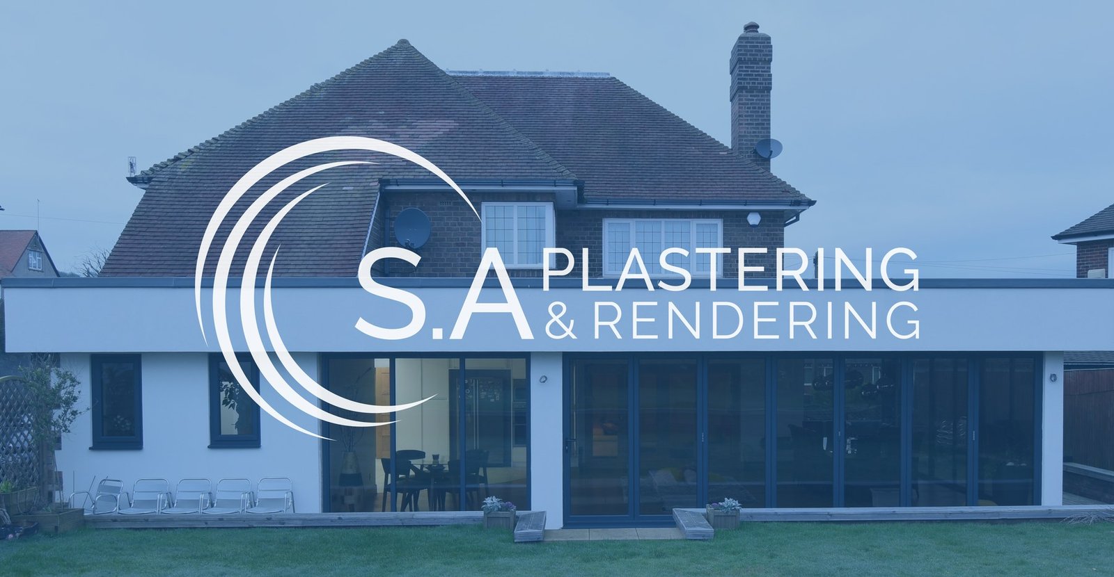 Completed external render and extension by S.A Plastering & Rendering
