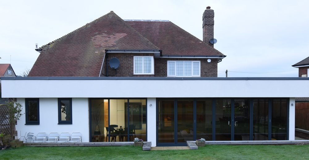 Completed rendering and extension project in Coventry