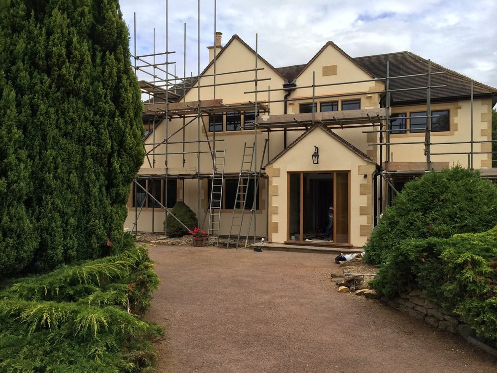 Silicone render project using JUB systems in Coventry